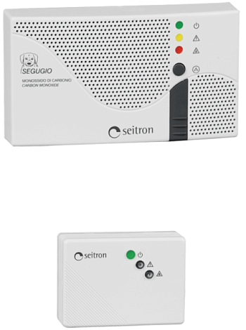Сигнализатор горючих и токсичных газов (CO+CH4) RGDCO0MP1 с сенсором SGAMET. Seitron (Италия). 